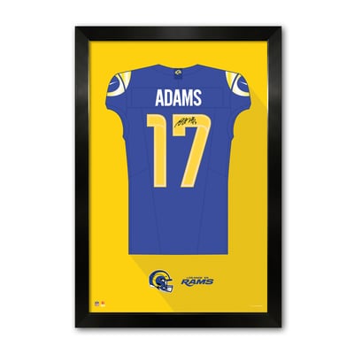 Davante Adams Los Angeles Rams 27" x 39" Framed Jersey Art Print